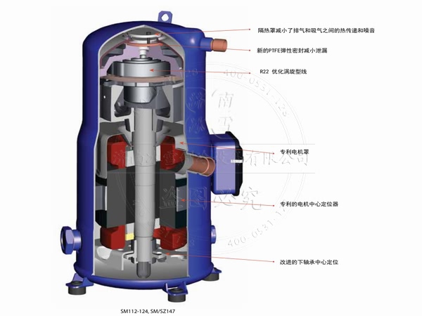 百福馬壓縮機(jī)剖面圖